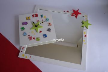 Zrcadla v rámu - čtvercová