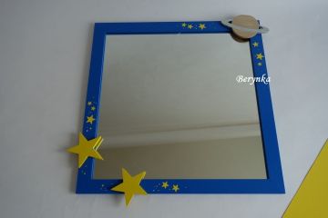 Zrcadla v rámu - čtvercová