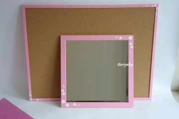 Zrcadla v rámu - čtvercová