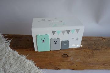 Dřevěná pokladnička