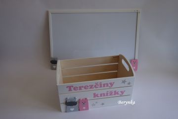 Dřevěné dekorace v nordic stylu s medvídkem a hrošíkem