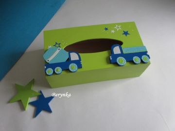 Dekorace modro-zelené s tyrkysovou