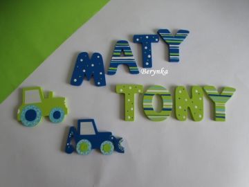 Dekorace modro-zelené s tyrkysovou