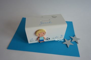 Dřevěná pokladnička pro děti