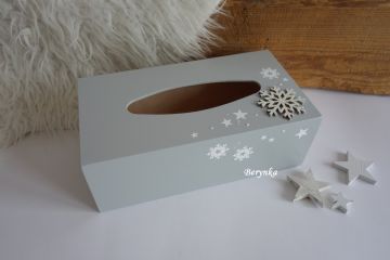 Krabička na kapesníky s vločkou
