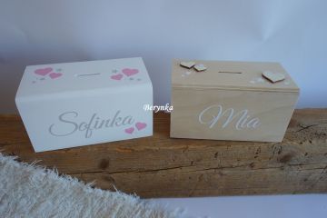 Dřevěná pokladnička