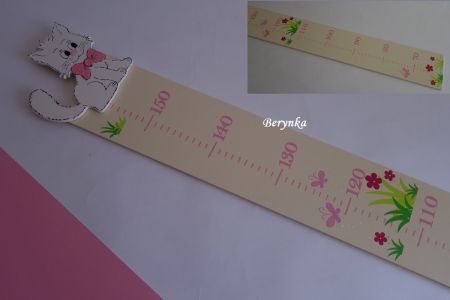 Dětský metr s kočičkou