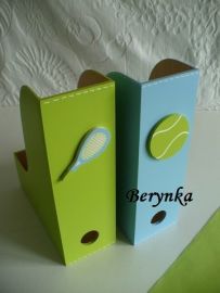 Dřevěné dekorace - tenisové