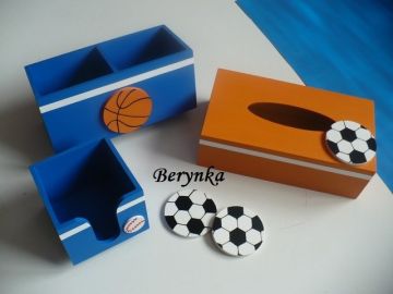 Dřevěné dekorace - tenisové