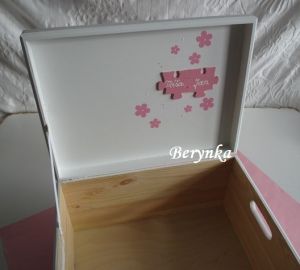 Svatební bedýnka v patině - s jutou a krajkou