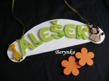 Jmenovka se zvířátky ZOO