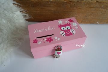 Dřevěná pokladnička