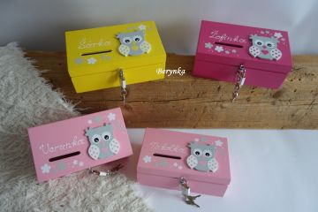 Pokladnička se zámečkem