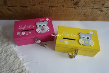 Pokladnička se zámečkem