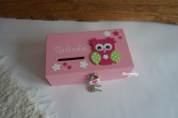 Pokladnička se zámečkem