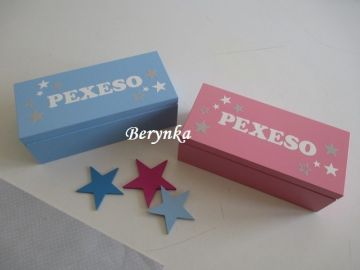 Krabičky na pexeso - různá provedení