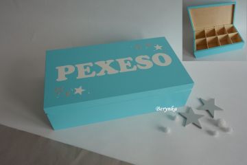 Krabičky na pexeso - různá provedení