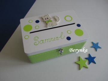 Pokladnička - bedýnka s kočičkou