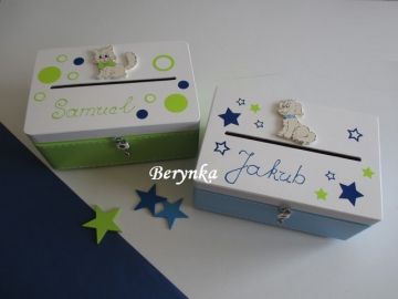 Pokladnička - bedýnka s kočičkou