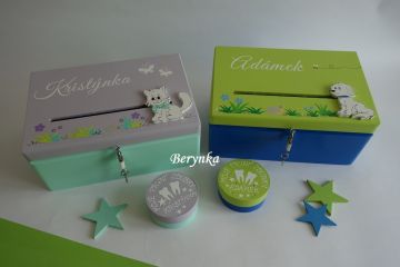 Pokladnička - bedýnka s kočičkou