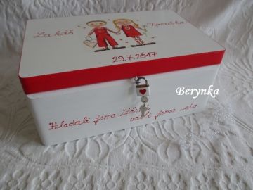 Svatební bedýnka se sovičkou