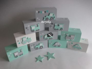 Dřevěná pokladnička v nordic stylu