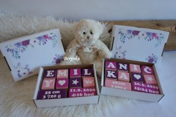 Dřevěné kostky pro děti