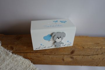 Dřevěná pokladnička pro děti