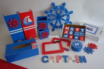 Dřevěné dekorace - v námořnickém