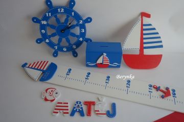 Dřevěné dekorace - v námořnickém