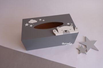 Dřevěné dekorace s medvědem