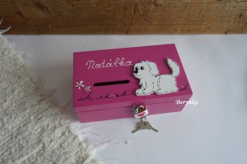 Pokladnička se zámečkem