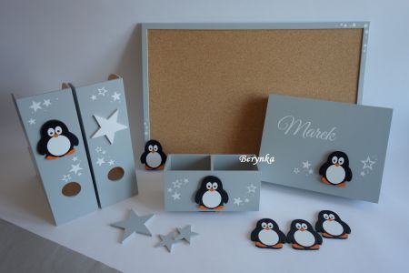 Dekorace s tučňákem