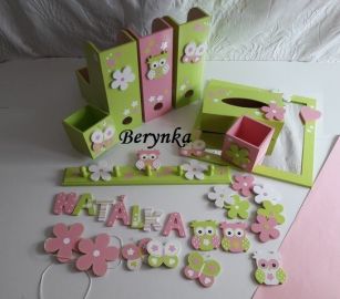 Dětské hodiny kytička