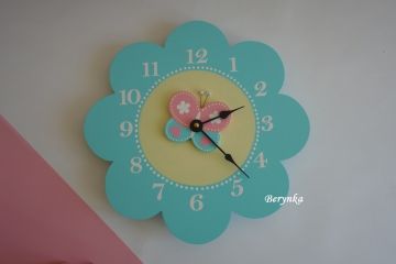 Dětské hodiny kytička