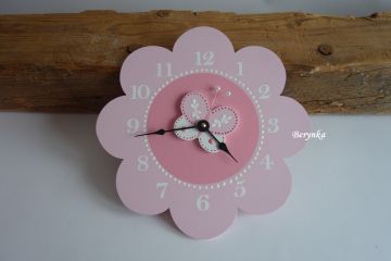 Dětské hodiny kytička