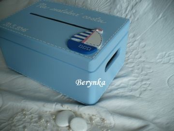 Svatební bedýnka s lodičkou