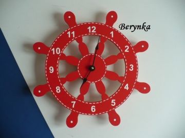 Dřevěné dekorace - námořnické světle modré