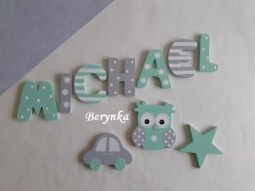 Dřevěná písmenka "hvězdičky"