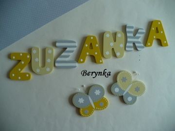 Dřevěná písmenka "hvězdičky"