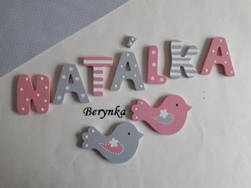 Dřevěná písmenka "hvězdičky"