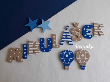 Dřevěná písmenka "hvězdičky"