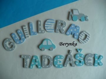 Dřevěná písmenka "hvězdičky"