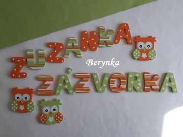 Dřevěná písmenka "hvězdičky"