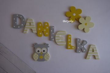 Dřevěná písmenka "hvězdičky"