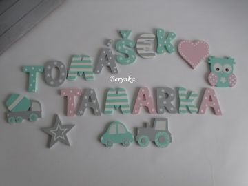 Dřevěná písmenka "hvězdičky"