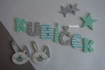 Dřevěná písmenka "hvězdičky"