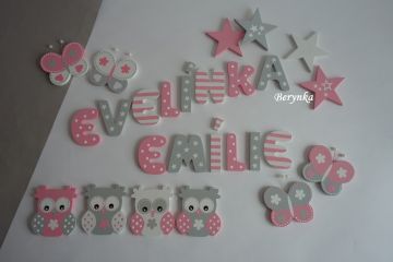 Dřevěná písmenka "hvězdičky"