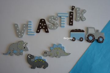 Dřevěná písmenka "hvězdičky"