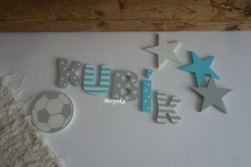 Dřevěná písmenka "hvězdičky"